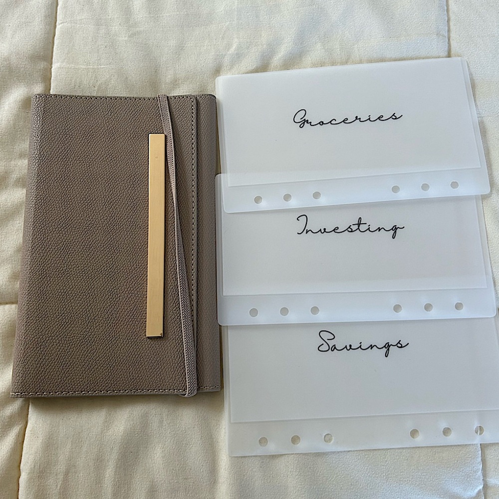 A6 Brown Budget Binder |Cash Stuffing Binder |Budgeting Binders | Budget Planner